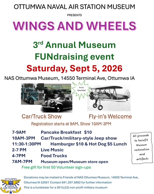 Ottumwa Naval Station Museum Wings and Wheels